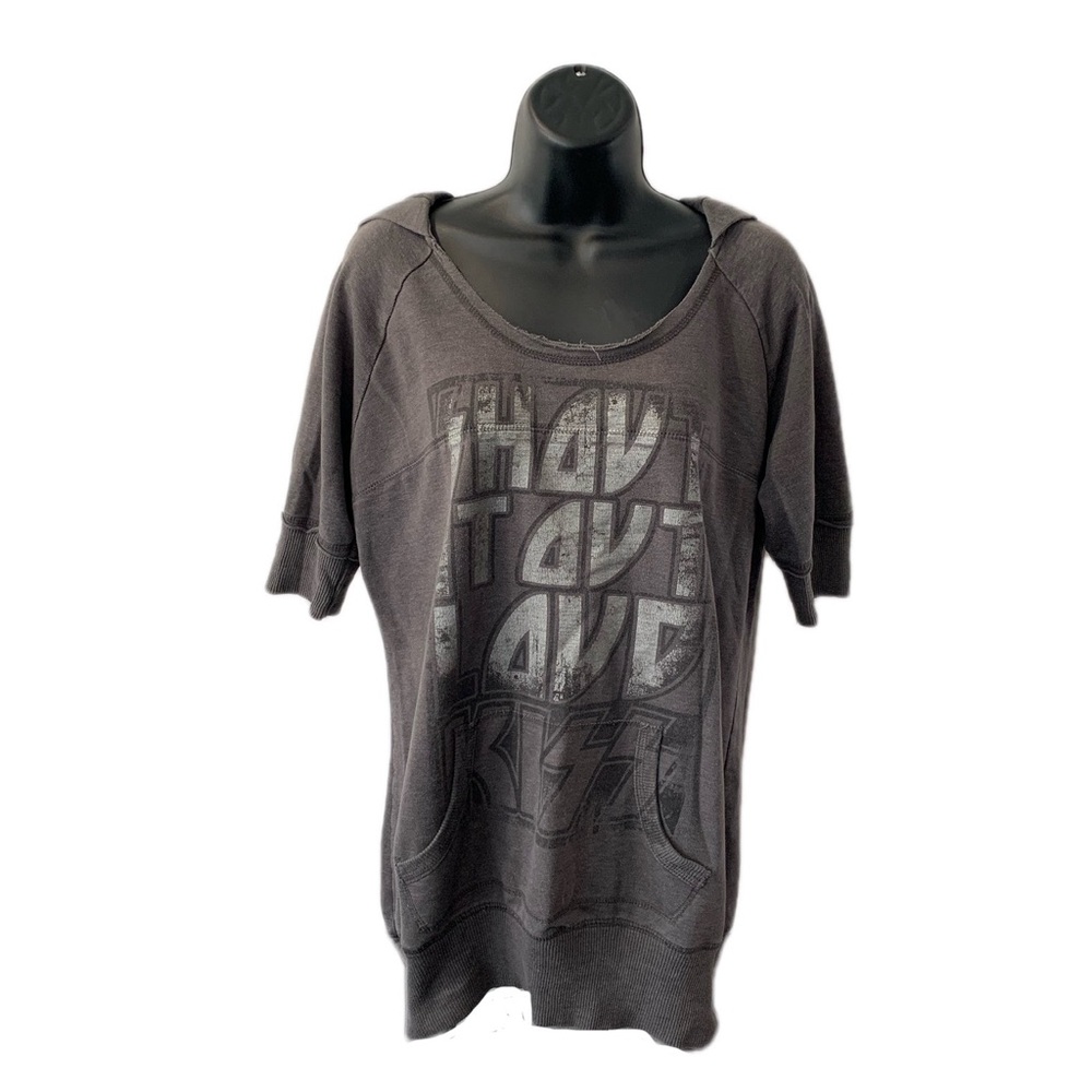 Vintage Kiss Band T-Shirt / Hoodie — "Shout It Out Loud" Model — Mid-Length